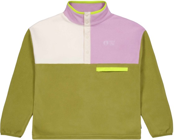 ARCCA WOMEN 1/4 ZIP Fleece 2025 green moss vanilla orchid 