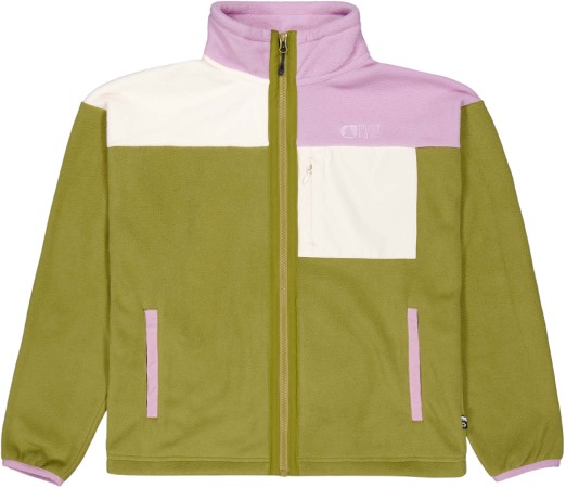 ARCCA WOMEN Zip Fleece 2025 green moss vanilla orchid 