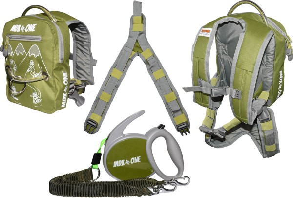 THE ONE SNOW KIDS Safetyleash 2024 olive 