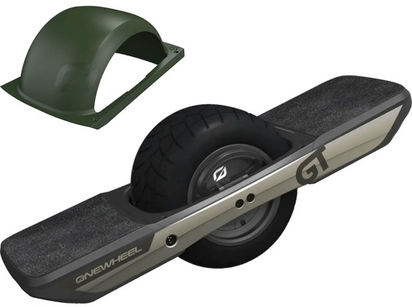 ONEWHEEL GT TREADED TIRE black inkl. FENDER KIT dark olive 