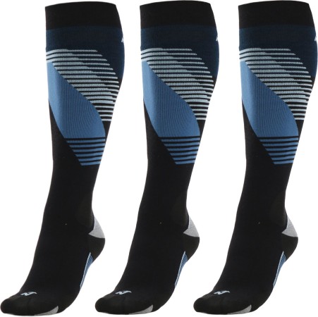 UNLIMITED R+L 3er Pack Socken black/avio 