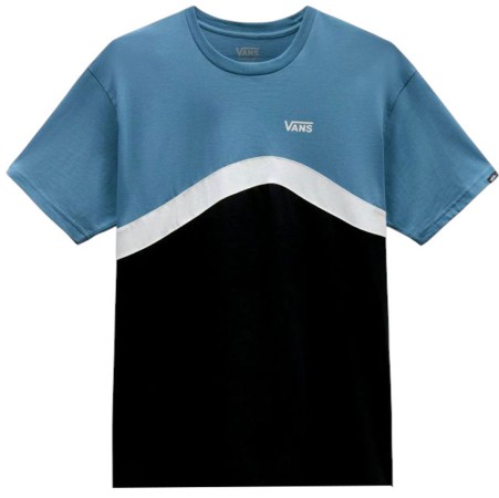 SIDESTRIPE BLOCK T-Shirt 2025 black/bluestone 