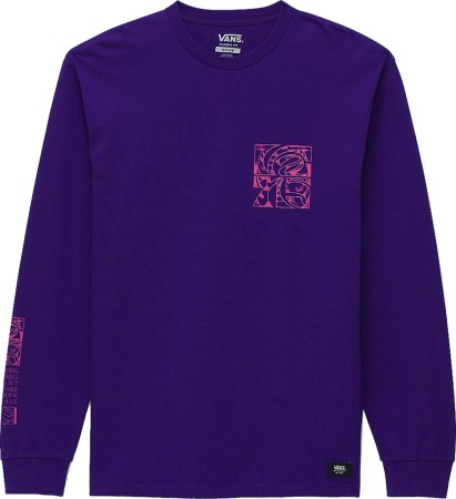 DIGITAL DEMENTED LOGO Longsleeve 2024 violet indigo 