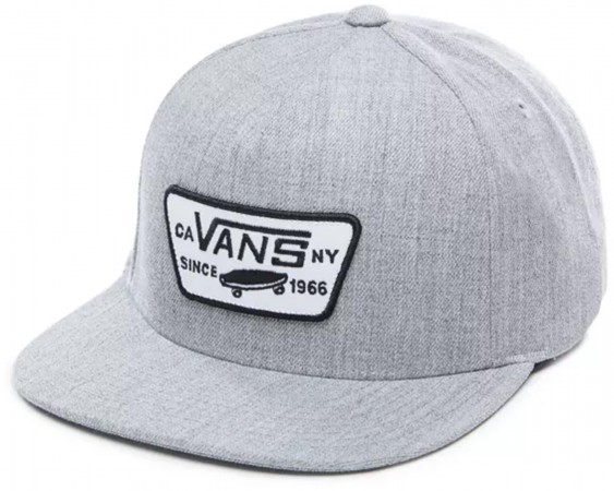 FULL PATCH Snapback Cap 2025 heather grey 