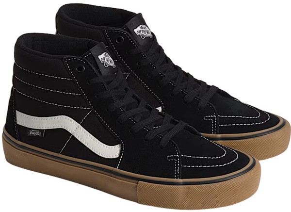 SKATE SK8-HI Shoe 2026 black/gum/white 