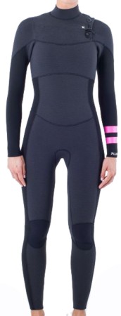WOMEN PLUS 5/4 CHEST ZIP Full Suit 2024 black/graphite 