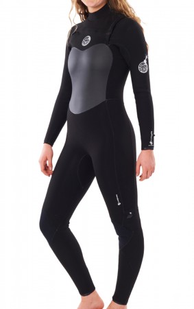 WOMENS FLASHBOMB 4/3 CHEST ZIP Full Suit 2023 black 