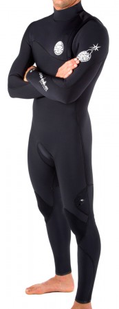 FLASHBOMB 5/3 GB ZIP FREE Full Suit 2016 black 
