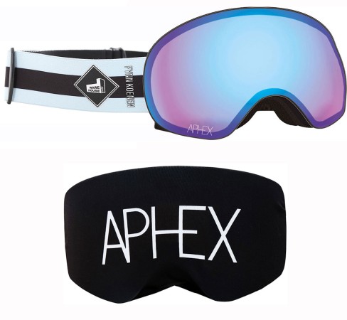 XPR THE ONE EDITION Magnet Schneebrille 2025 fynn strap/photochromatic revo blue 