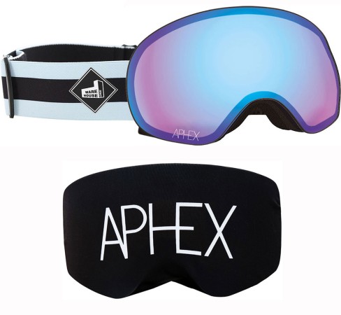 XPR THE ONE EDITION Magnet Schneebrille 2025 stand up strap/photochromatic revo blue 