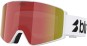 G001S Schneebrille  matte white/brown red multi