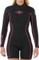 Artikelbild 1 des Artikels “WOMENS DAWN PATROL 2/2 LS BACK ZIP Shorty 2026 black/pink 8“
