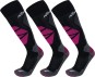 HIGH PERFORMANCE WOMEN 3er Pack Socken black/anthracite/viola, 36-38