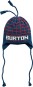 Product image 1 of the product “50/50 80'S EARFLAP Beanie 2027 selvedge blue/performer red/stout white ”