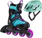 Product image 1 of the product “MARLEE PRO Kinder Inline Skate light blue/purple incl. ALPINA PICO FLASH turquoise gloss ”