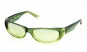 DUO Sunglasses crystal green/green gradient mirror