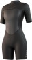 BRAND WOMEN 3/2 BACK ZIP Shorty  black, M