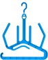 Artikelbild 1 des Artikels “WETSUIT HANGER MAXI blue “