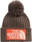 HERITAGE Beanie  smokey brown/tnf orange