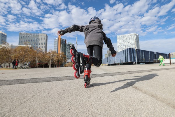 MICROBLADE FREE Inline Skate 2022 black/red 33-36,5