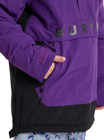 KIDS FROSTNER ANORAK Jacke 2025 imperial purple/true black 