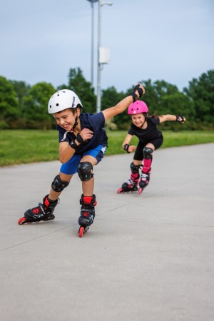 MICROBLADE Inline Skate 2025 black/red 