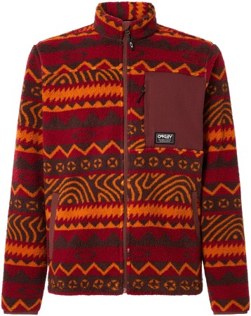 MOUNTAIN FIRE SHERPA Zip Fleece 2025 grenache norway patter 