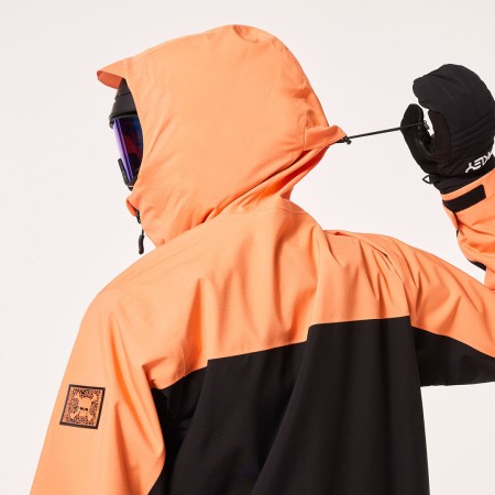 TC SKULL REDUCT SHELL Jacket 2024 blackout/soft orange 