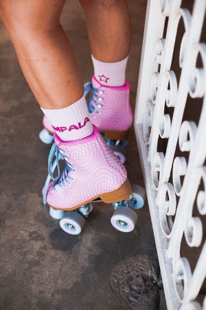 QUAD SKATE Kinder Rollschuh wavy check 38