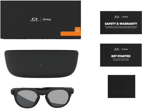 META AI HSTN sunglasses black/prizm black polarized 