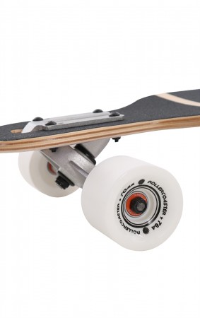 PALMS + STRIPES + FEATHERS THE ONE EDITION Drop Through Longboard 