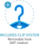 Product image 10 of the product “WETSUIT HANGER DOUBLE SYSTEM blue ”