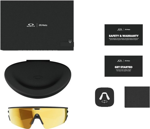 META AI VANGUARD Sonnenbrille black/prizm 24k 