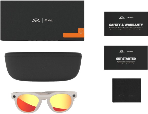 META AI HSTN sunglasses warm grey/prizm ruby 