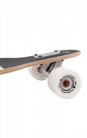 PALMS + STRIPES + FEATHERS THE ONE EDITION Drop Through Longboard 