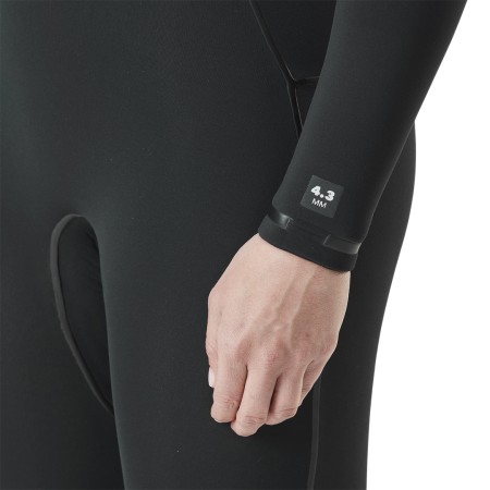 DOME WOMEN 4/3 CHEST ZIP Full Suit 2026 black 