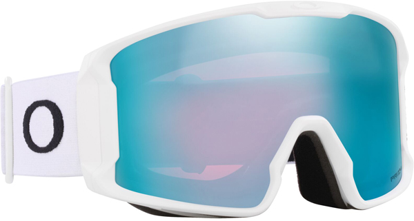 LINE MINER L Schneebrille 2025 matte white/prizm snow sapphire irid 