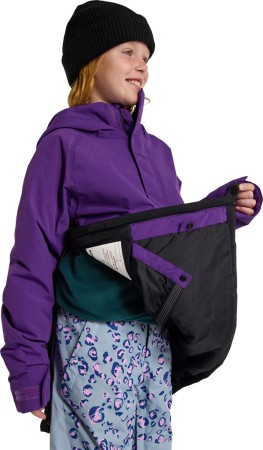 KIDS FROSTNER ANORAK Jacke 2025 imperial purple/true black 