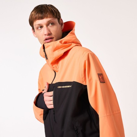 TC SKULL REDUCT SHELL Jacket 2024 blackout/soft orange 