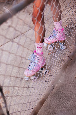 QUAD SKATE Kinder Rollschuh wavy check 38