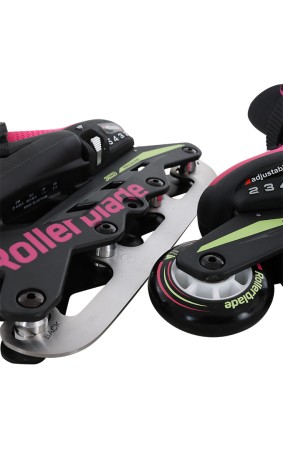 MICROBLADE Inline Skate 2023 pink incl. SABRES 4 Iceblades 