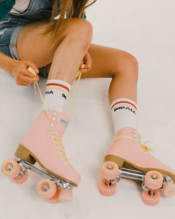 QUAD SKATE Roller Skate pink/yellow 