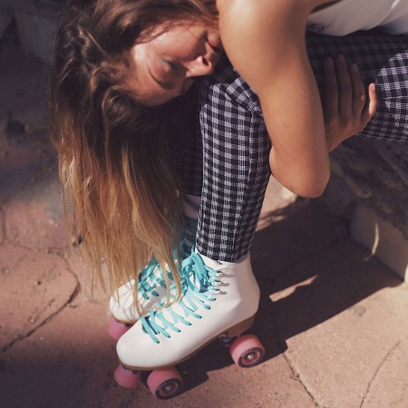 QUAD SKATE Kinder Rollschuh white 