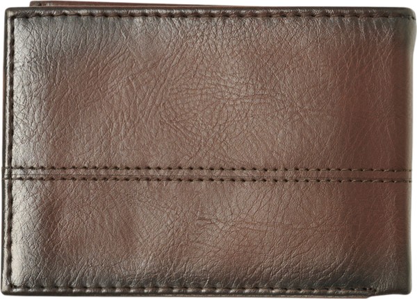 CORPAWATU ICON PU SLIM Wallet 2027 black/tan 