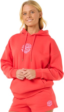 ICONS OF SURF HERITAGE Hoodie 2025 hibiscus red 