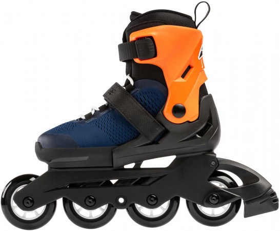 MICROBLADE TEST Inline Skate 2024 X midnight blue/warm orange 