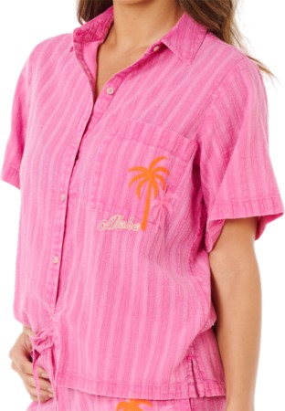 HOTEL MALIBU EMBROID Hemd 2026 super pink 