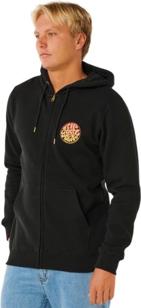 WETTIE PASSAGE ICON Zip Hoodie 2026 black/black 