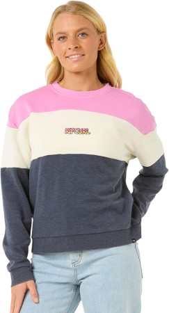 LAS DALIAS COLOURBLOCK CREW Sweater 2025 navy 