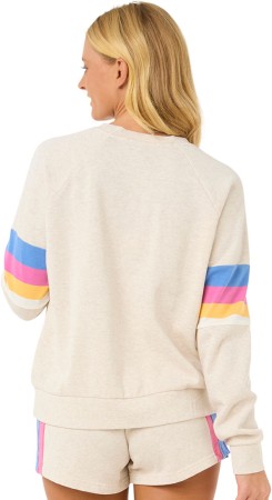 LAS DALIAS RAGLAN CREW Sweater 2025 oatmeal marle 